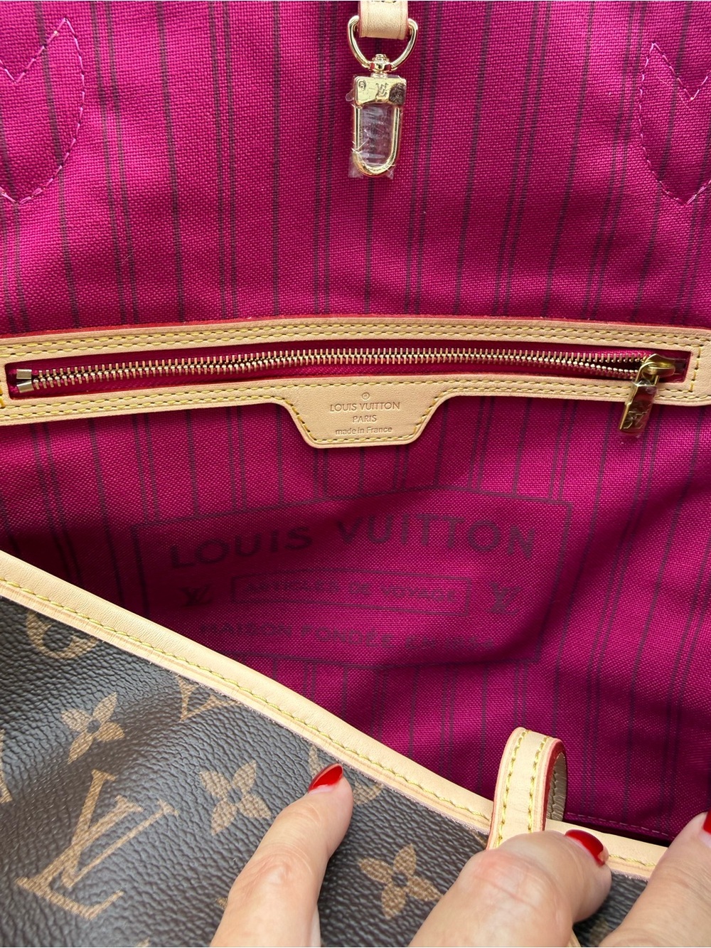 Brown Monogram Canvas Tote Bag - Picture 15 of 15